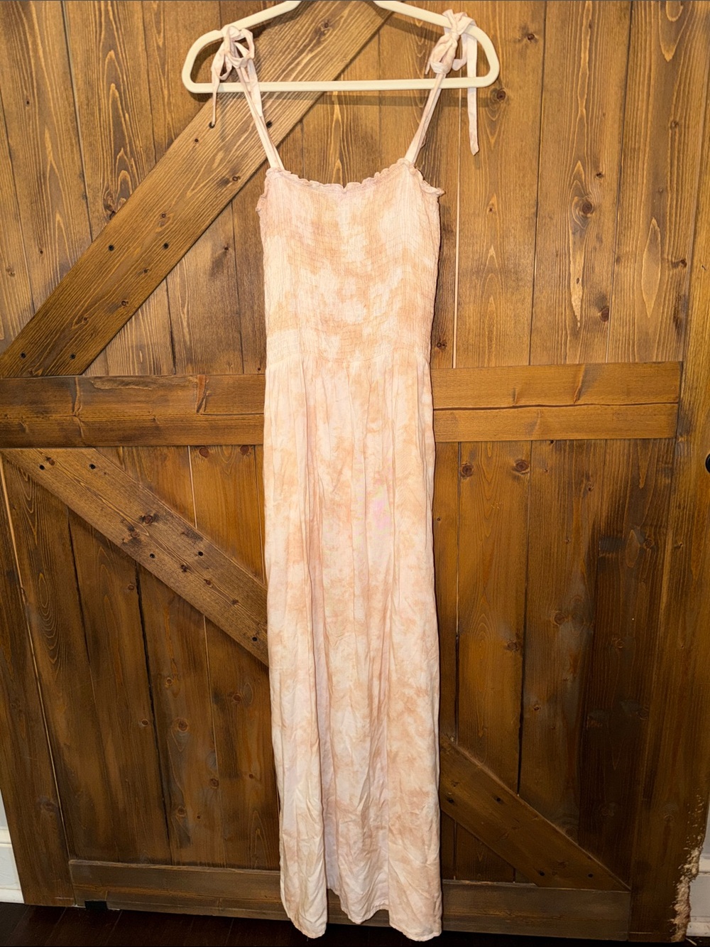 Kiwi + Punch Tie-Shoulder Maxi Dress size S